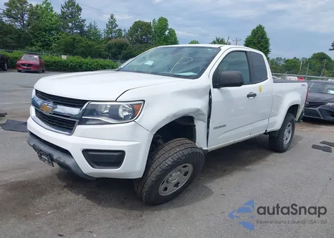 2019 Chevrolet Colorado Wt из США, поврежденный, VIN 1GCHTBEA5K1221307